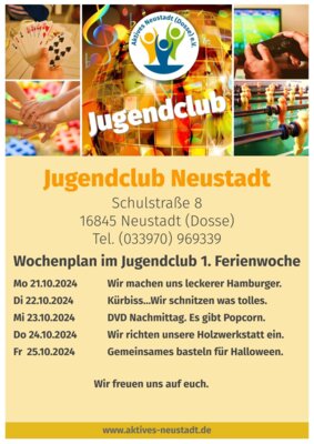 Fereinprogramm im Jugendclub Neustadt