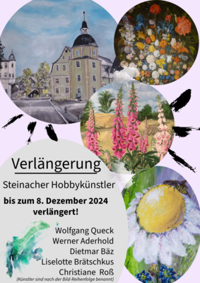 Sonderausstellung "Steinacher Hobbykünstler" verlängert (Bild vergrößern)