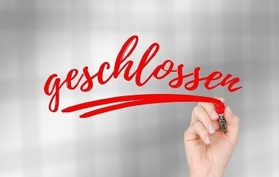 Amtsverwaltung geschlossen