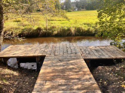 Fertigstellung „Bootsanleger Este-Wasserwanderweg“ „Am Glockenberg“