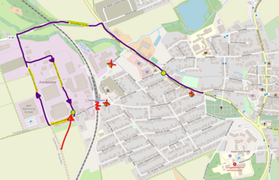 Änderung der Linienführung der Buslinien 171 und 173 (Bild vergrößern)