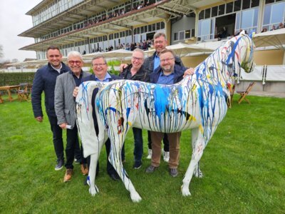 Hoppegartener Delegation besucht Sales & Racing Festival in Iffezheim