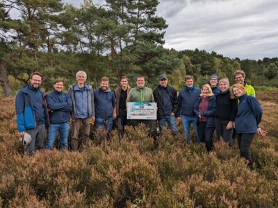Firma ESRI überreicht Spende von 1000,- Euro an die Naturschutzstiftung Landkreis Harburg NLH