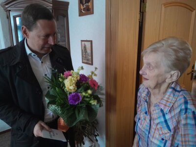 Foto zur Meldung: In der Abteilung Landwirtschaft des Rates des Kreises war sie zu Hause - Irmgard Kopsch blickt auf 95 Lebensjahre zurück