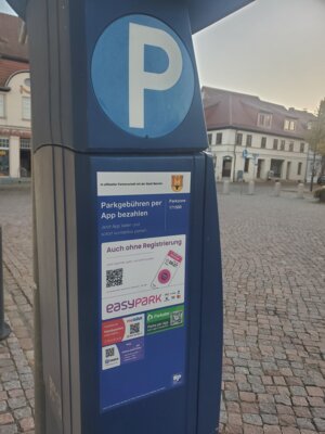 Foto zur Meldung: Malchin modernisiert Parksystem: Handy-Apps ersetzen defekte Parkautomaten