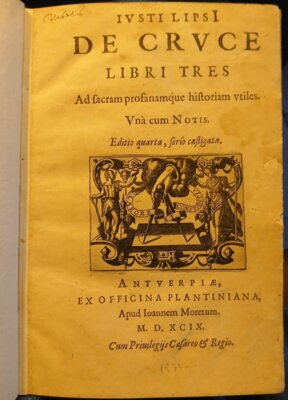 Justus Lipsius - De Cruce libri tres
