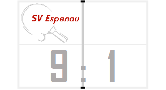 Tischtennis | SV Espenau II : TSV 1969 Ehringen II (Bild vergrößern)