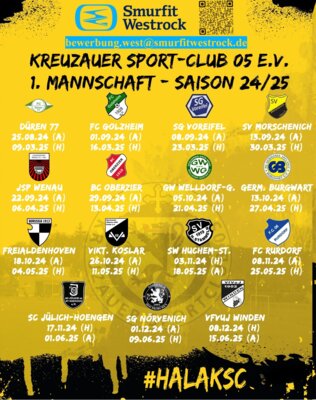 Spielplan 24/25 (Bild vergrößern)