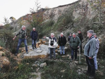 Foto zur Meldung: Fachgruppenexkursion zum Heinebrink bei Rohrberg
