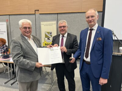 Meldung: Auszeichnung für Bürgermeister Wolfgang Großmann