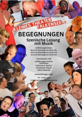 Das Kleine Theater Falkensee lädt zu “BEGEGNUNGEN” ein