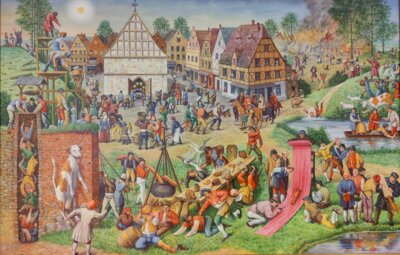 Ausstellung 3. Falkenberger Kreativwettbewerb „Meine Schildbürger-Geschichte“