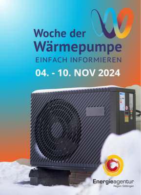 Woche der Wärmepumpe vom 04. bis 10. November 2024 (Bild vergrößern)