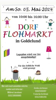 Dorfflohmarkt in Goldelund