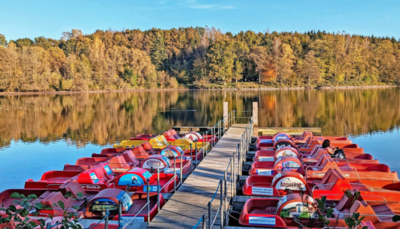 Goldener Herbst am Noswendeler See