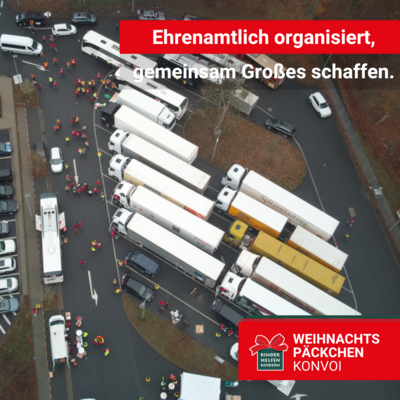 Weihnachtspäckchenkonvoi