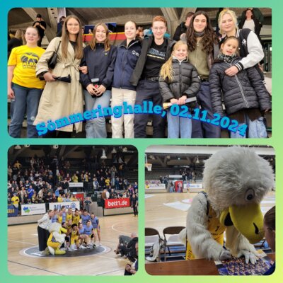 Foto zur Meldung: Abteilung Basketball: Besuch des Spiels der ALBA-Frauen