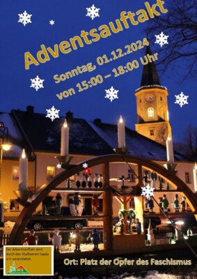 Adventsauftakt am Schwibbogen
