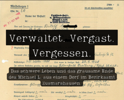 Vortrag "Verwaltet.Vergast.Vergessen" (Bild vergr&ouml;&szlig;ern)