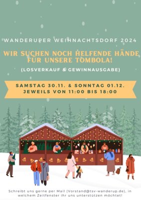 Helfer gesucht - Weihnachtsdorf Tombola (Bild vergrößern)