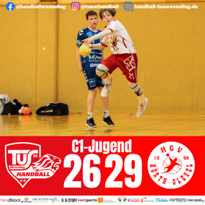 Meldung: C1-Jugend : HGV Hürth-Gleuel - 26:29 [Spielbericht]