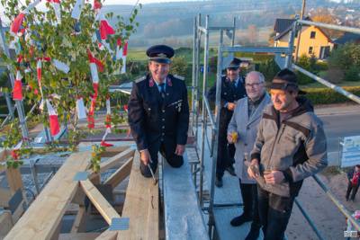 Richtfest für neues Feuerwehr-Gerätehaus (Bild vergrößern)