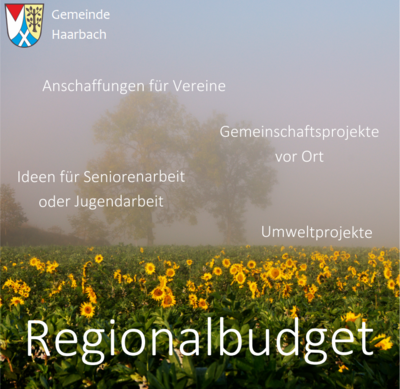 Förderprogramm Regionalbudget