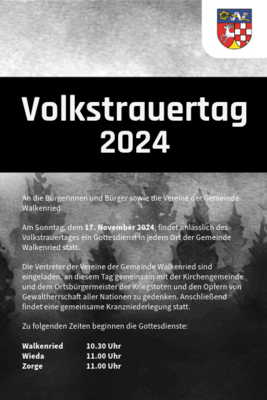 Volkstrauertag (Bild vergr&ouml;&szlig;ern)