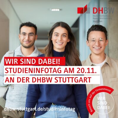 Meldung: DHBW Stuttgart - Studieninformationstag am 20.11.2024