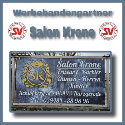 Foto zur Meldung: Salon Krone -  Neuer Werbebandenpartner