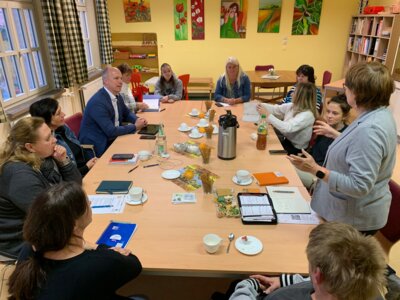 Initiiert wurde der Treff Handicap von der Behindertenbeauftragten der Stadt Lauchhammer