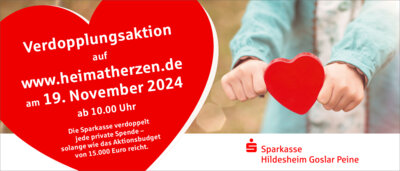Heimatherzen Verdoppelungsaktion - Spenden für unsere Flutlichtanlage - macht mit!