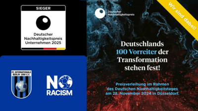 Inter holt den Deutschen Nachhaltigkeitspreis nach Berlin (Bild vergrößern)