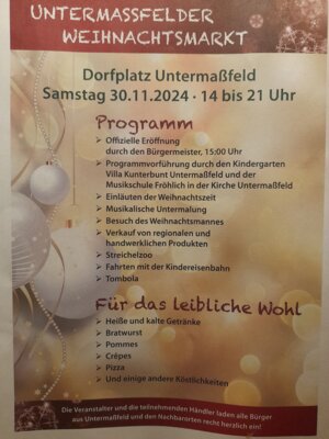 Weihnachtsmarkt Untermaßfeld