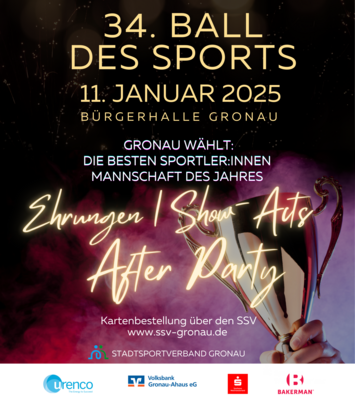 34. Ball des Sports Gronau (Bild vergrößern)