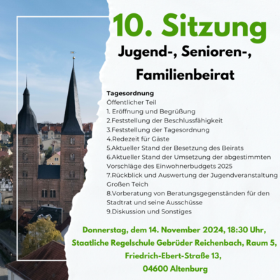 Sitzung in der Reichenbach-Schule: JuSeFa lädt ein (Bild vergr&ouml;&szlig;ern)