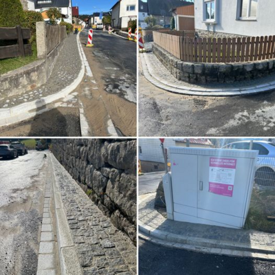 Meldung: Bauarbeiten an der Fichtelberger Straße