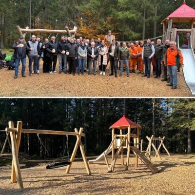 Meldung: Spielplatz am Fichtelsee. DANKE AN ALLE SPONSOREN!