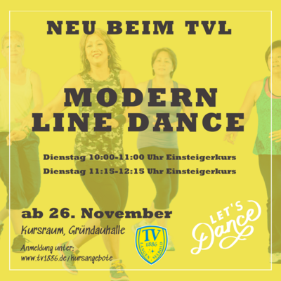 Zusatzangebot - Modern Line Dance - Einsteigerkurs (Bild vergrößern)
