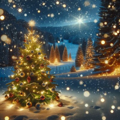 Weihnachtsbaum im Soonwald