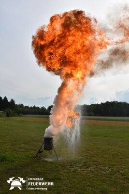 Foto zur Meldung: Fettbrand in der Küche!