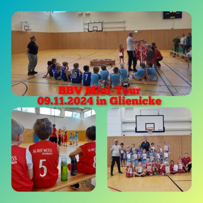 Foto zur Meldung: Abteilung Basketball: BBV Mini-Tour in Glienicke