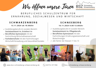 Tage der offenen Türen BSZ Schneeberg/Schwarzenberg (Bild vergrößern)