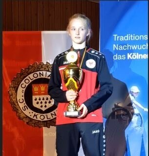 Foto zur Meldung: Vanessa Strecker erkämpft Silber bei den Internationalen Deutschen Meisterschaften der U 18 im Boxen in Köln