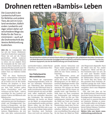 BEITRAG IM KÖLNER WOCHENSPIEGEL