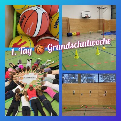 Foto zur Meldung: Abteilung Basketball: Erster Tag der Basketball-Grundschulwoche
