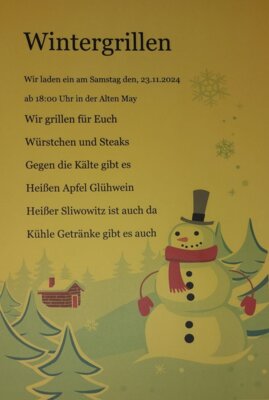 Wintergrillen Alte May