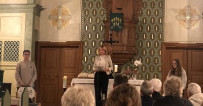 MPS an der Gestaltung des Gedenk-Gottesdienst zur Pogromnacht beteiligt (Bild vergrößern)