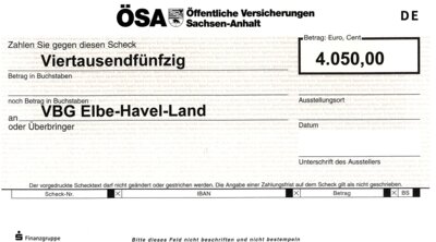 4.050 Euro für erfolgreiche Schadenprävention (Bild vergrößern)
