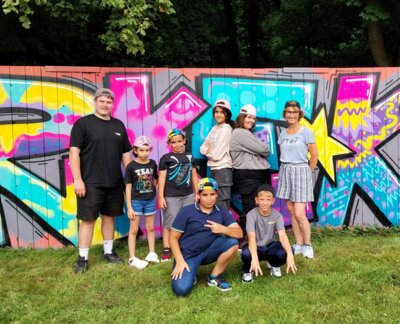 Hip-Hop trifft auf Graffiti (Bild vergrößern)